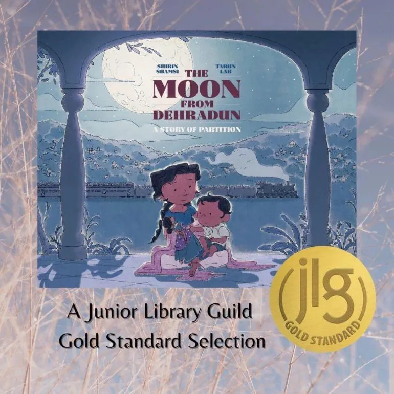 The Moon from Dehradun book art