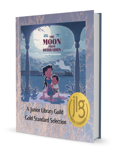 The Moon from Dehradun — hardcover with Junior Library Guild Gold Standard Selection seal