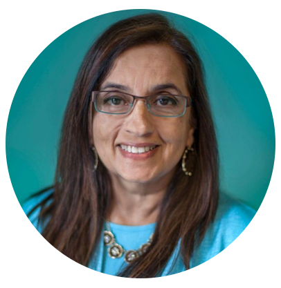 Portrait of author Shirin Shamsi
